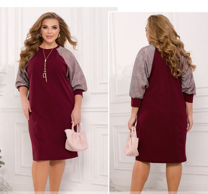 Buy Dress №2483-Bordeaux, 64-66, Minova