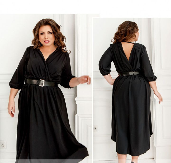 Buy Dress №8616B-black, 58, Minova