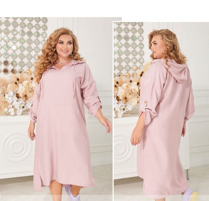 Buy Dress №2384-Powder, 66-68, Minova