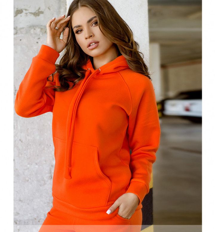 Buy Women's tracksuit №8639-orange, 46-48, Minova