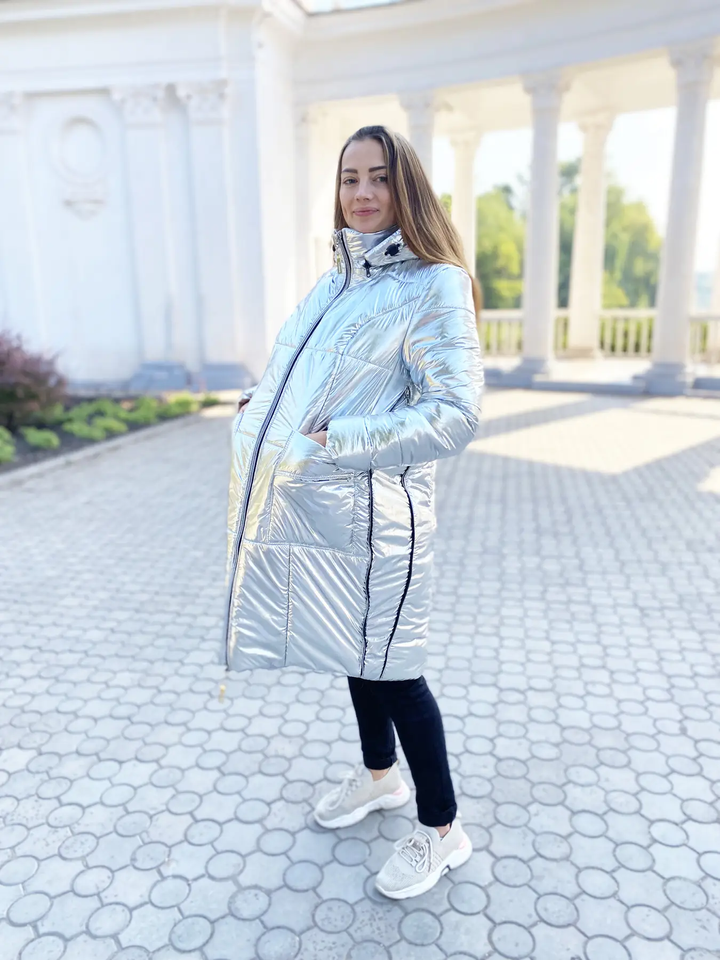 Buy Winter jacket 3 in 1 silver, 3XL, Gray
