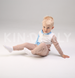 Комплект для малюка, кофточка з довгим рукавом і штанці, Молочно-блакитний, 1050, 62, Kinderly