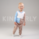 Baby set, long sleeve blouse and pants, Milky blue, 1050, 62, Kinderly