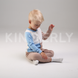 Комплект для малыша, кофточка с длинным рукавом и штанишки, Молочно-голубой, 1050, р. 62, Kinderly