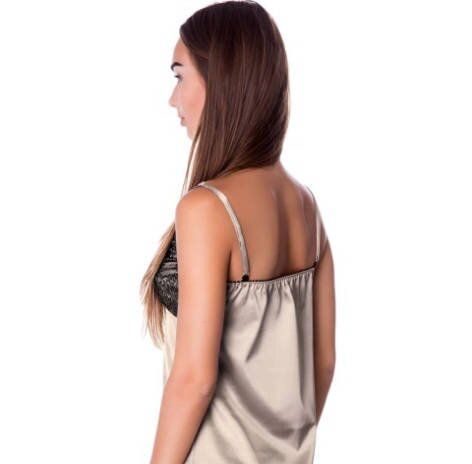 Buy Dressing gown and shirt set Bronze, 44, F50010, Fleri