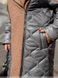 Куртка жіноча №2413-сірий-фреза, 66-68, Minova