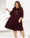 Dress No. 1107B-burgundy, 50-52, Minova