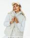 Women's quilted vest No. 2198-white, 46, Minova