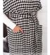 Women's cardigan No. 2309-black-white, 58-60, Minova