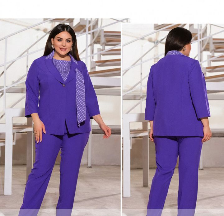 Buy Three piece suit №1494-Purple, 62-64, Minova