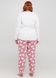 Women's pajamas, Pink 52, 10 254 438, Trikomir