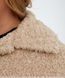 Women's eco-fur coat №22-19 - Beige, 52, Minova