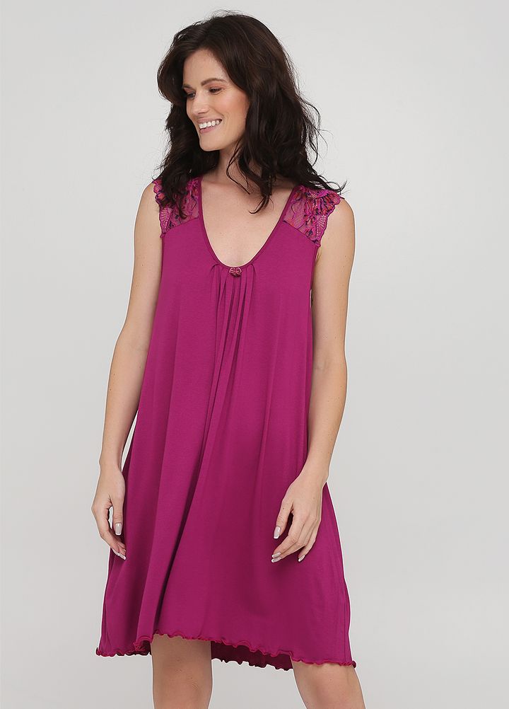Buy Women's Night dress, fuchsia 52, F60070, Fleri