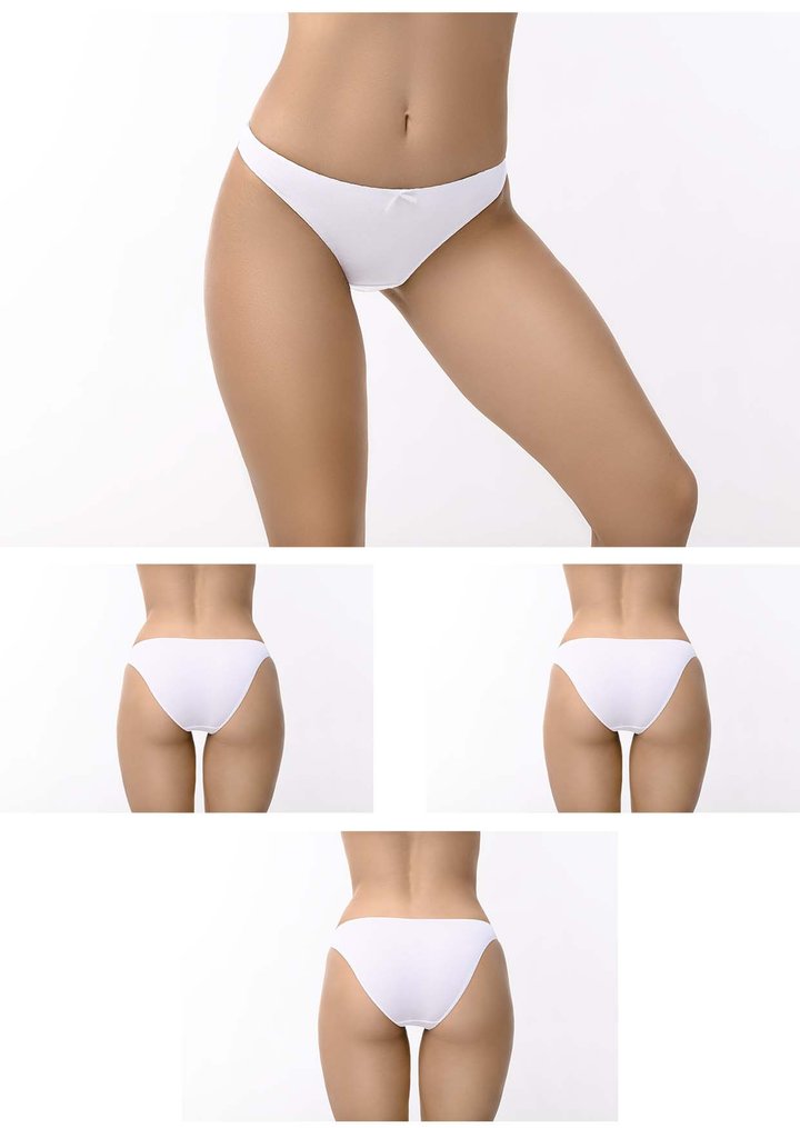 Buy Women's panties No. 11 (Brazilian) 3 pcs., XXL, Roksana