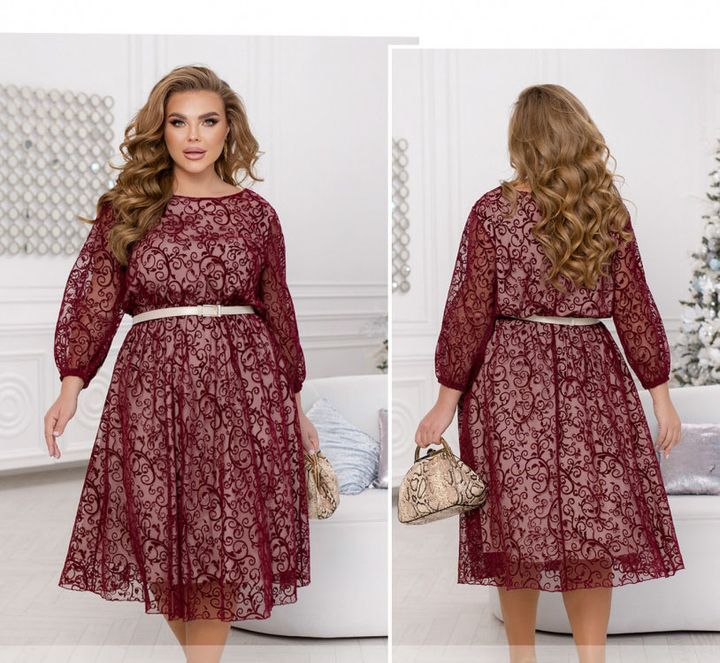 Buy Dress №2485-Bordeaux, 66-68, Minova