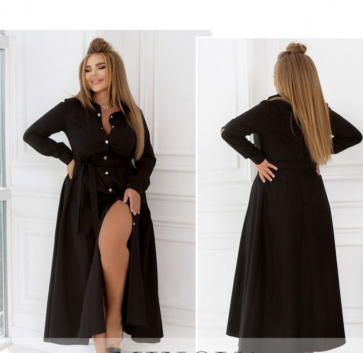 Buy Dress №8650-Black, 60, Minova