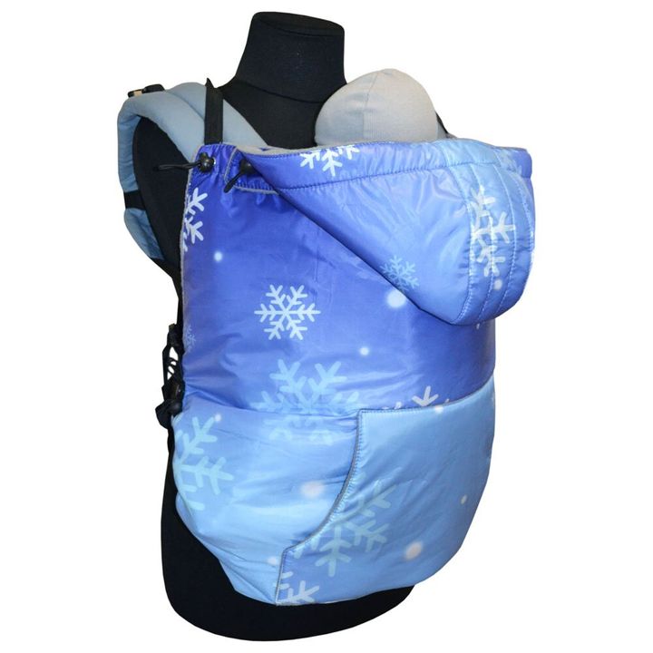 Buy Slingon cape winter blue with snowflakes