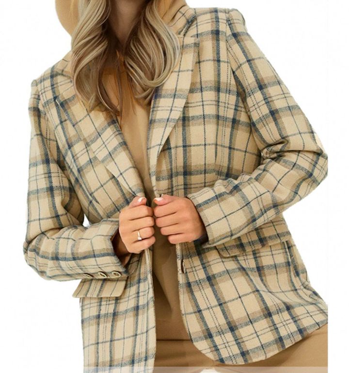 Buy Women's jacket №1086-beige, 48, Minova