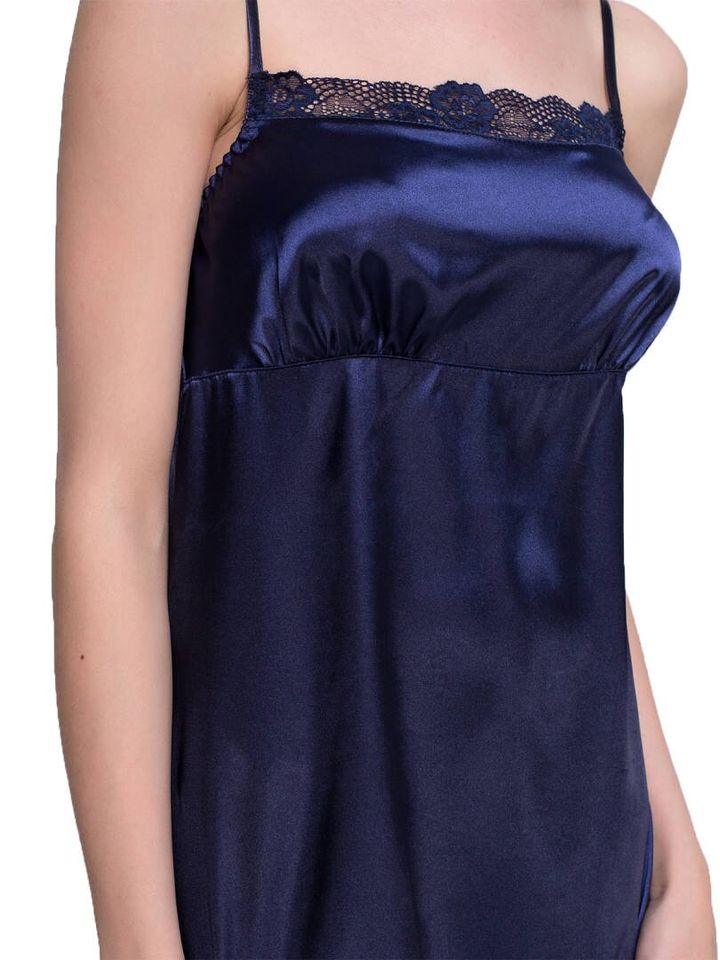 Buy Silk nightgown Blue 44, F50041, Fleri