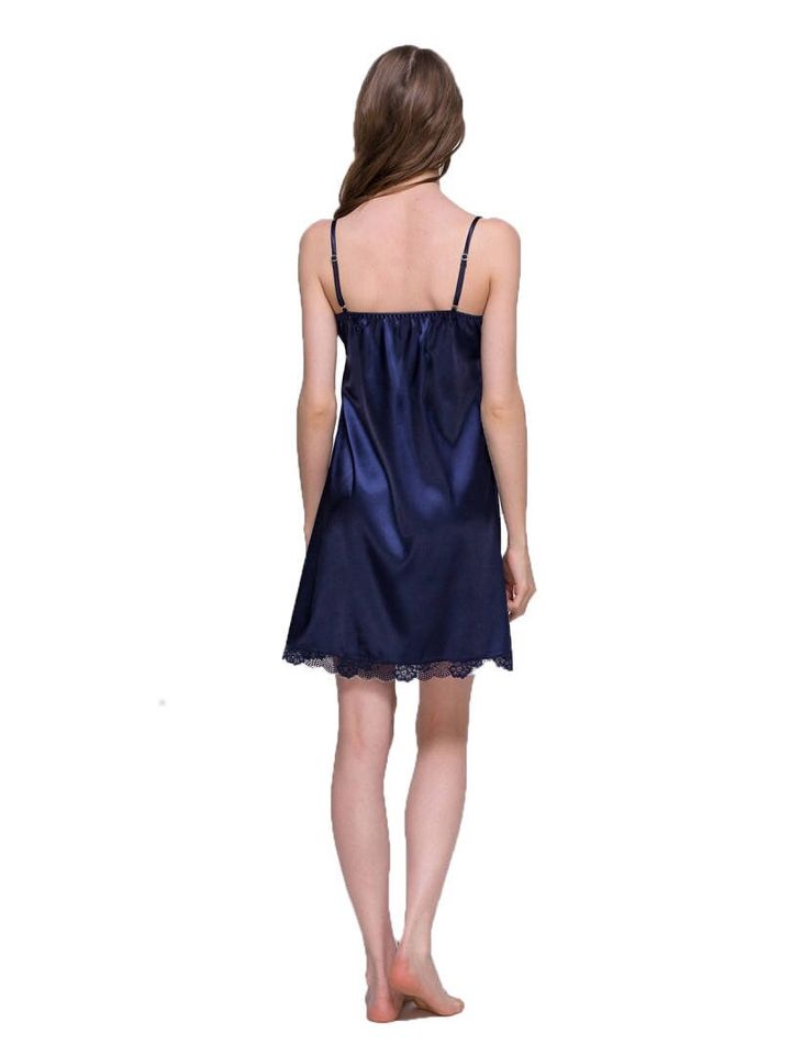 Buy Silk nightgown Blue 44, F50041, Fleri