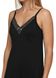 Women's nightgown with lace Black 44, F60049, Fleri