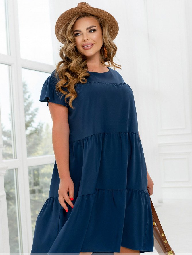 Buy Dress №2361-Blue, 66-68, Minova