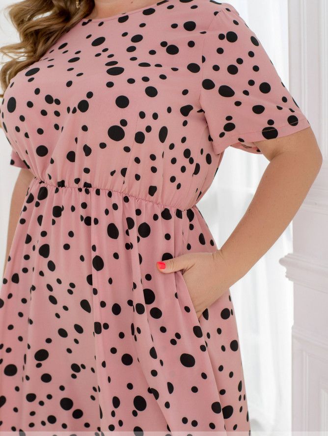 Buy Dress №2460-Pink, 66-68, Minova