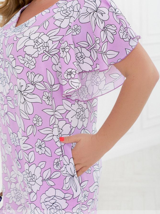 Buy Dress №2461-Lilac, 66-68, Minova