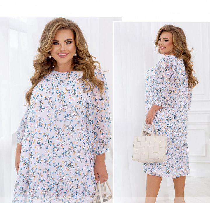 Buy Dress №2344-Milky, 58-60, Minova
