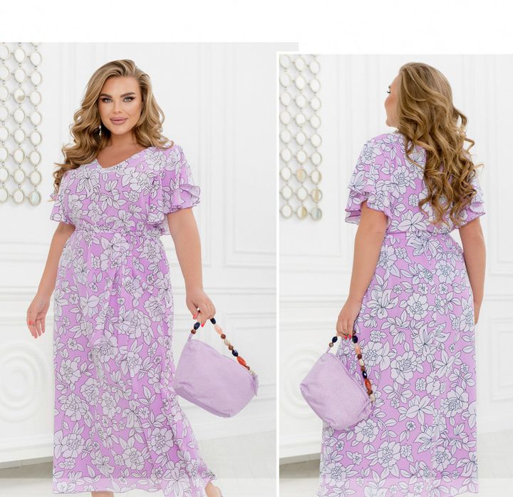 Buy Dress №2461-Lilac, 66-68, Minova