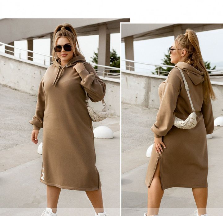 Buy Women's dress №2401-beige, 66-68-70, Minova