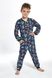 Buy Boys' Pajama Overalls, Blue-red, 186-20 108 Cubes, 146-152, Cornette