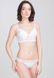 Push-up bustier, molded cup (75-D, White), VL-1120, Sambario