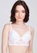 Push-up bustier, molded cup (75-D, White), VL-1120, Sambario