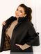 Куртка жіноча тепла №564-чорний, 62, Minova