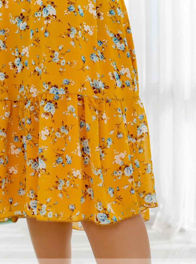 Buy Dress №2459-Yellow, 66-68, Minova