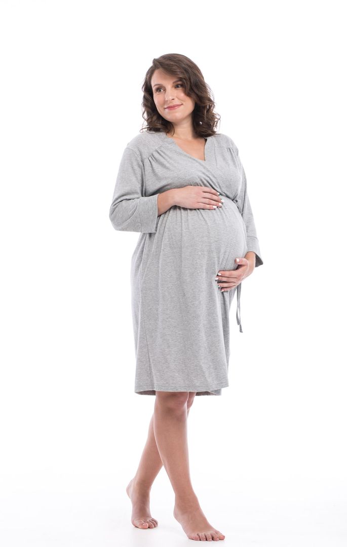 Buy Bathrobe for pregnant women, grey, 46, 2008