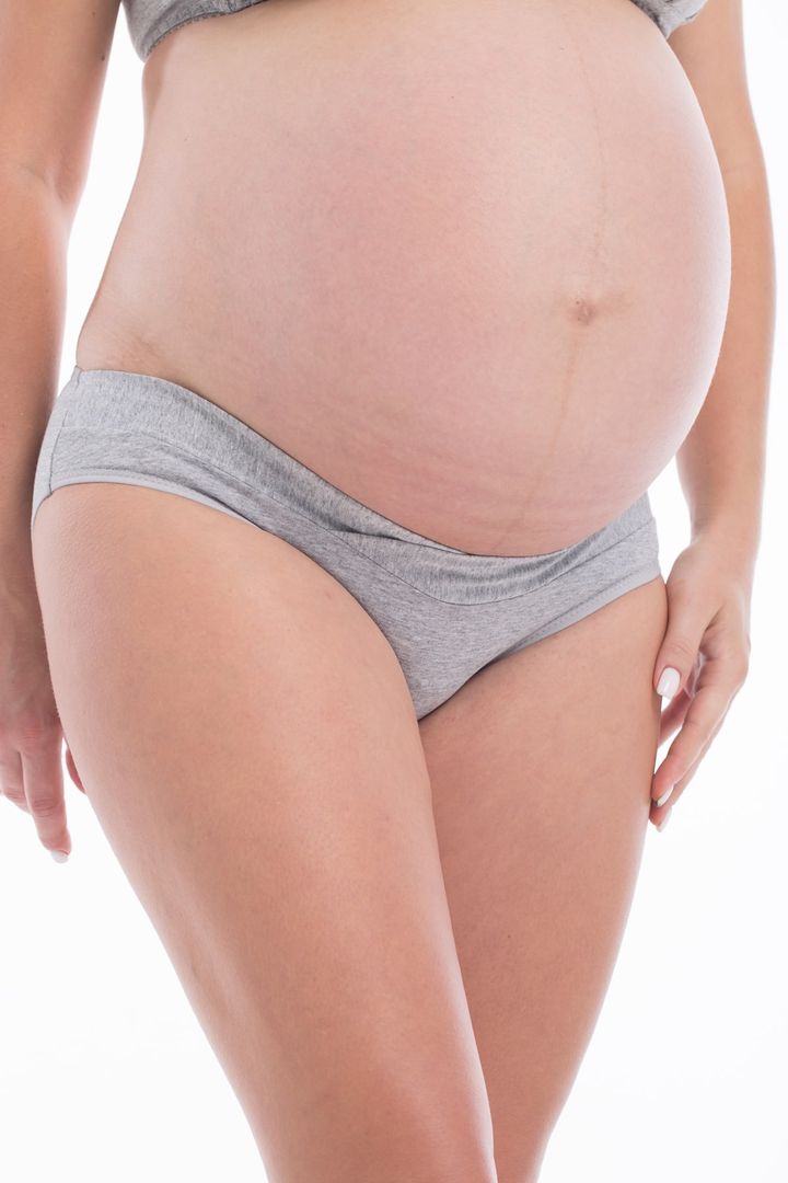 Buy Maternity panties without lace, grey, 46, 4001, Kinderly