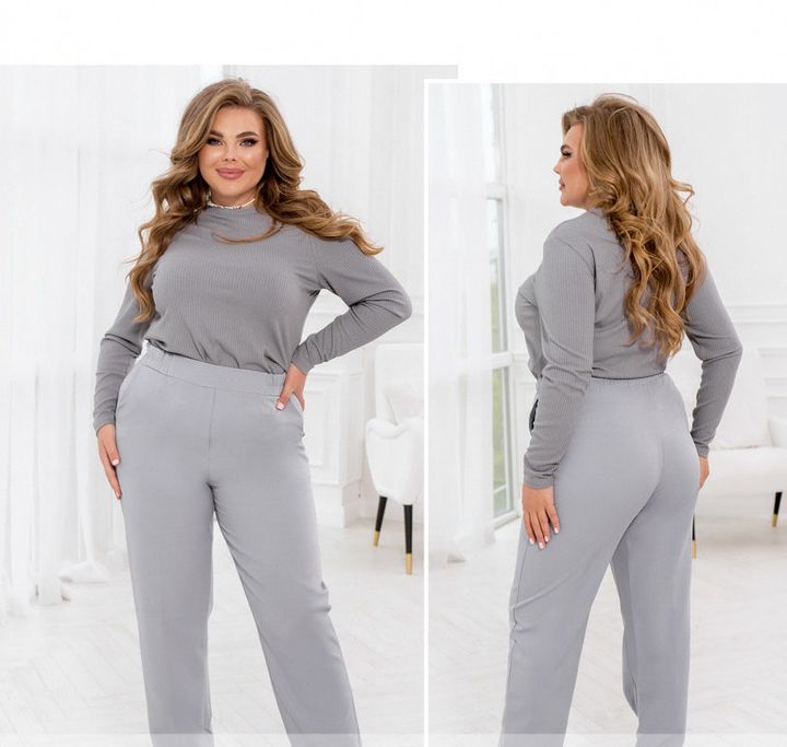 Buy Pants №2230-grey, 66-68, Minova