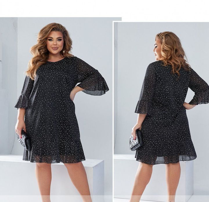 Buy Dress №22-16-Black, 58, Minova