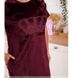 Home dress № 2202-burgundy, 54-58, Minova