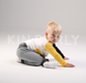 Комплект для малыша, кофточка с длинным рукавом и штанишки, Молочно-черный, 1050, 62, Kinderly