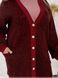 Women's cardigan №2398-red, 50-52, Minova