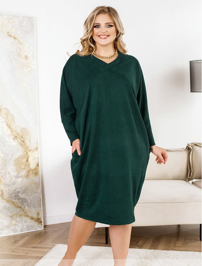 Купить Платье №1122Б-зеленый, 56-58, Minova