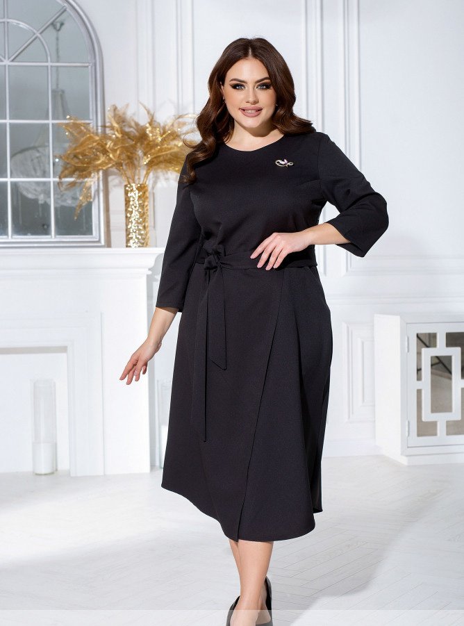 Buy Dress №2353-Black, 9XL-10XL, Minova