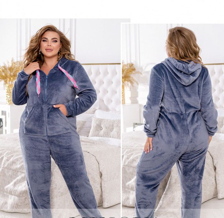 Buy Home warm overalls №2389-jeans, 66-68, Minova