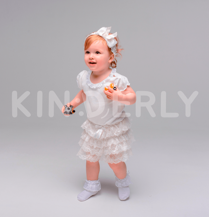 Buy Set for girls Body + skirt + bandage, Milk, 1047, 80, Kinderly
