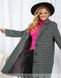 Пальто женское демисезонное №2321-серый-зеленый, 50-52, Minova