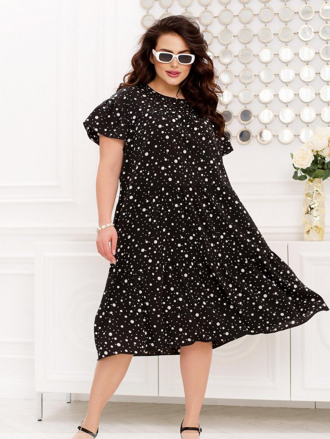 Buy Dress №2360-Black, 66-68, Minova