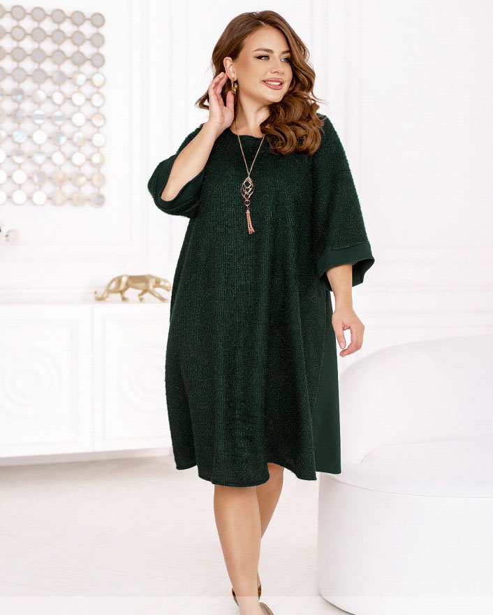 Купить Платье №1107Б-зеленый, 58-60, Minova